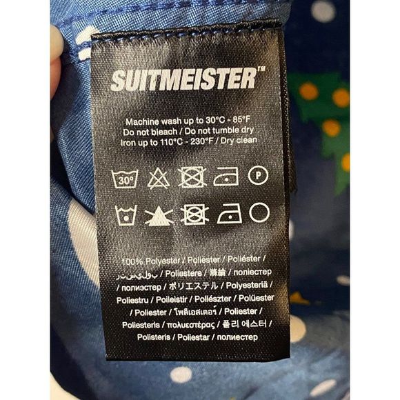 Suitmeister Long Sleeve Button Up Snowman Christmas Theme Boy's Shirt Size XL - Picture 8 of 9